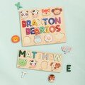 Christmas Gift for Baby Boy and Girl, Personalized Toys for Baby, Toddlers Name Puzzle, Wooden Name Puzzle, Custom Baby Shower Gift, NP04