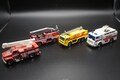 Set of Vintage Fire Department Toy Vehicles - Matchbox (1989)