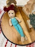 Handmade Crochet Bunny with Bow - Adorable Plush Toy, Crochet Bunny, Bunny Plushie, Plushies