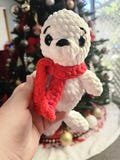 Crochet Christmas Seal | Handmade seal | Christmas Plush