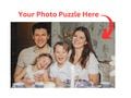 Custom Photo Puzzle Personalized Jigsaw with Your Picture in Multiple Sizes, Unique Gift for Family, Friends, Birthdays, Anniversaries