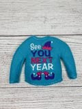 See You Next Year Elf Sweaters -Sweaters for Elves-Christmas Fun-Elf Doll Sweater-Elf Doll-Clothes for Elf-Elf Doll Sweater