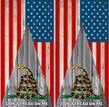 Cornhole Wrap | Digital Download | American Flag Dont Tread on Me | Gadsen Flag | Cornhole Game Wrap | Decals | Large Format Print File