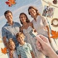 Custom Puzzle From Family Photo With 35 - 1000 Pieces - A Gift for Parents And Children - Creative Anniversary Gift in The Form of A Puzzle