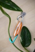 Light Blue & Orange Rock Climbing Alpine Quickdraw Set for Climbing Vines