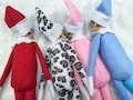 Handmade Christmas Elf Doll