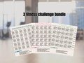 30 days workout challenge bundle, full body workout challenge, abs workout challenge, glutes workout challenge, fitness challenge, BEST DEAl
