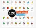 First Words Flashcard Set for Kids, Toddler Flash Cards, Homeschool Montessori Materials