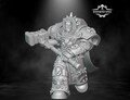 Chapter Master | Warhammer 40K | Space marine | Wargaming | Tabletop | Minifigure | Miniature | 3D printed