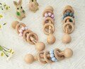 Custom Wooden Baby Rattle,Personalized Baby Rattle for Baby,Engraved Rattle with Name,Sensory Toys for Baby,Baby Shower Gift,Newborn Gift