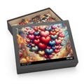 Puzzle Hearts Game, Love Jigsaw Puzzle, Romantic Puzzle Gift, Heart Puzzle Decor, Valentine's Day Activity, Puzzle Present