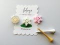 Golf Ball Marker /  Snowflake / Golfer Gift Accessory / Pink Fluorescent Blue