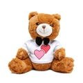 Adorable Teddy Bear with Love Hearts T-Shirt, Cute Gift for Valentine's Day, Birthday, Nursery Decor, Stuffed Animal