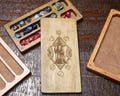 Personalized D&D Dice Box, Wizard Dungeons and Dragons Wooden Dice Chest and Rolling Tray, Gift for DnD Player or Dungeon Master, Mini Vault