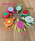 Turtle Fidget Clickers | Fruit Series Keychains and Sensory Toys | Stress Relief for ADHD and Anxiety | 3D Printed Collectibles | Fidget Fun