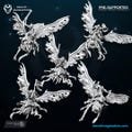 Plague Demons on Flies - Tabletop Miniature - D&D - Wargaming - Grimdark - OnePageRules - SciFi - 3D Printing