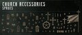 Trench Crusade Compatible - Church Accessories Sprues