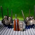 Handmade Medieval Anduril Sword for Minifigure, Compatible to all minifig, Anniversary Gift for Him, Boyfriend, Gift for Men