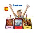 Seasons – Spanish Flashcards for Beginners (Printable and Digital)