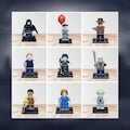 Horror Movie Custom Minifigures Brick Building Toy Collectible Halloween Scream, Beetlejuice, Chucky, Freddy, Michael Myers, Leatherface