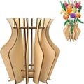 Lego Wooden Flower Bouquet Vase Kit