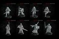 Fanatic Soldiers (x8) | 32mm scale | Onmioji Miniatures