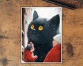 Mtg/Lorcana Card  Sleeves: Big black cat Top Quality Sleeves, Suitable for all tcgs High Quality Gloss