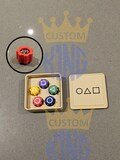 Gonggi as seen in Squid Game 2, korean jacks game, six legs episode, one set 5 gonggi stones, Squid game fan